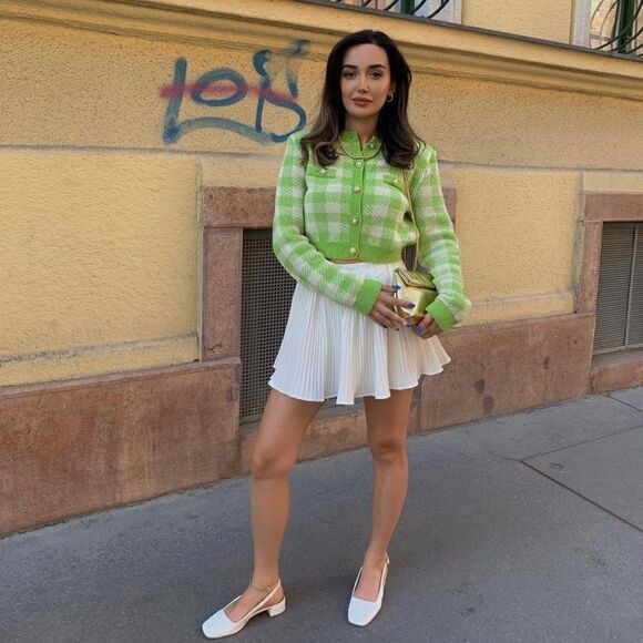 Mango Knit Cropped Cardigan New - Picture 3 of 14